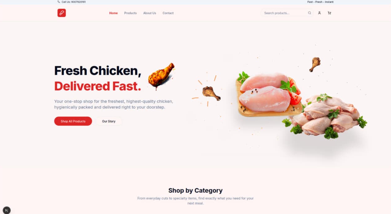 Chicken Selling Site